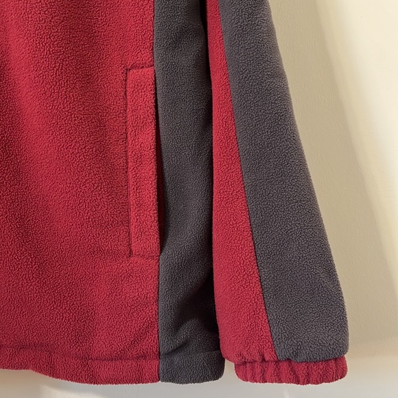 NFL Men's Washington Commanders Burgundy Dark Grey Full Zip Hooded Sweatshirt L - Picture 4 of 10